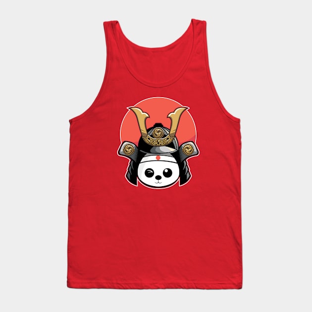 Samurai Karate Panda Tank Top by Karate Panda